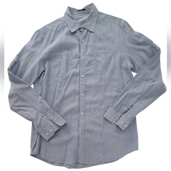 ELIE TAHARI Cotton Casual Button Down Shirt - Picture 1 of 7